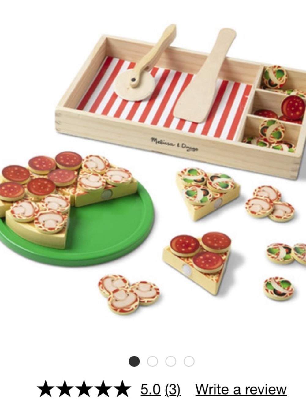 (2/$25) Melissa and Doug pizza party playset